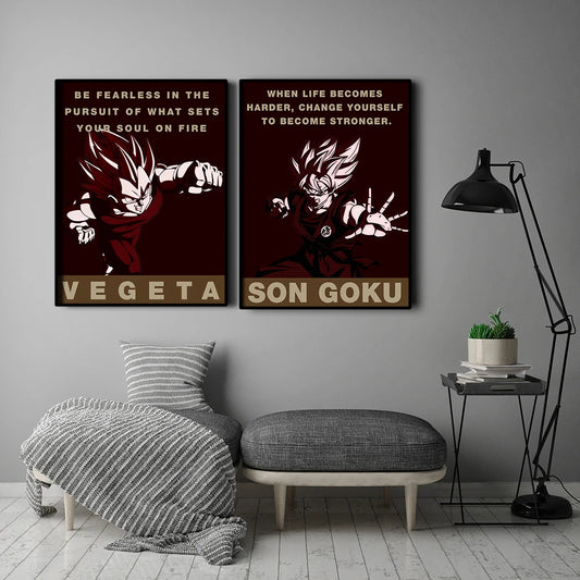 Dragon Ball Z Anime Posters – Goku, Vegeta, Broly & More