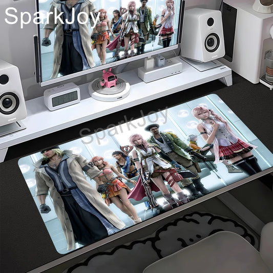 Anime Gaming Mouse Pad XXL - Large Desk Mat with Stitched Edges