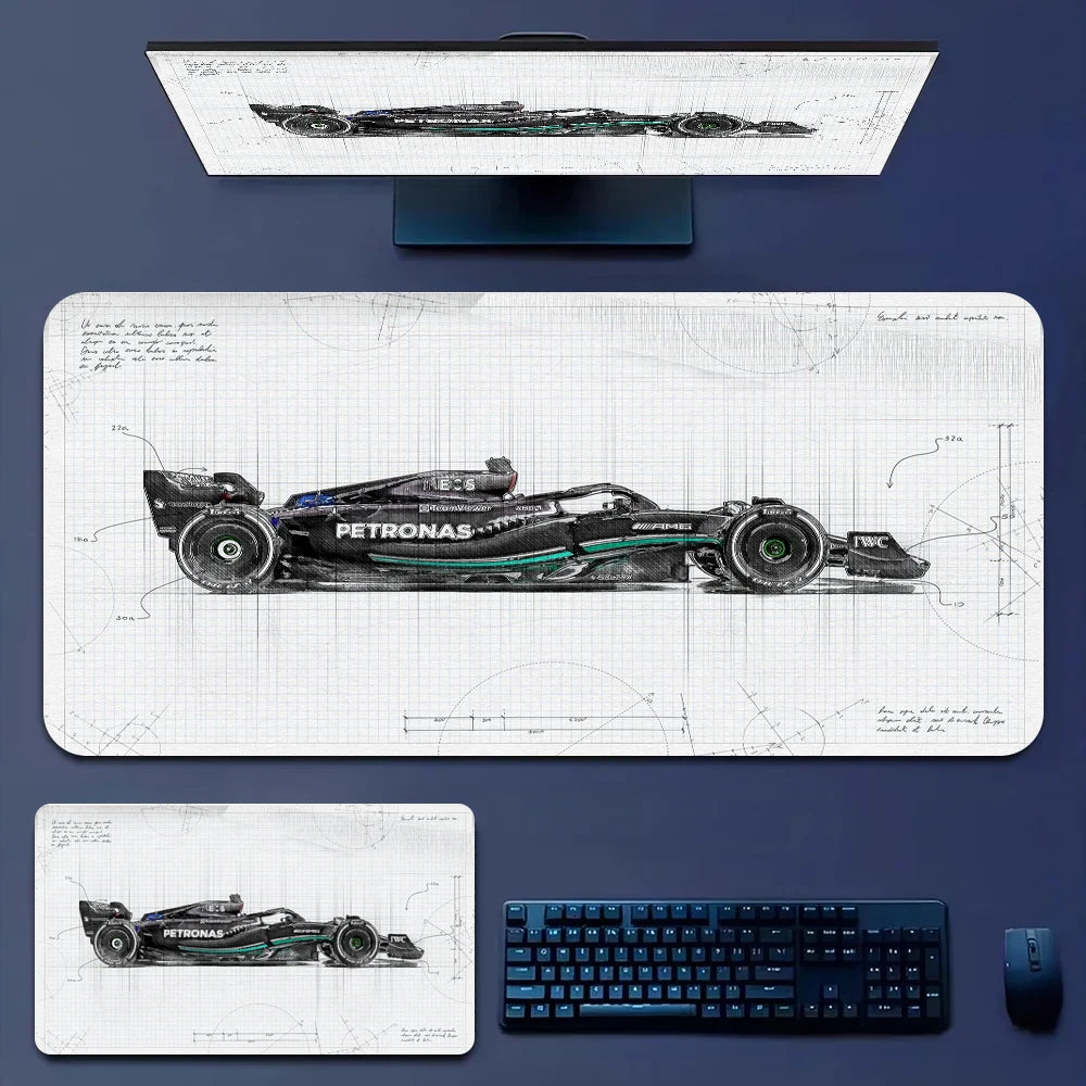 Racing Car XXL Gaming Mouse Pad – Non-Slip, Lock Edge