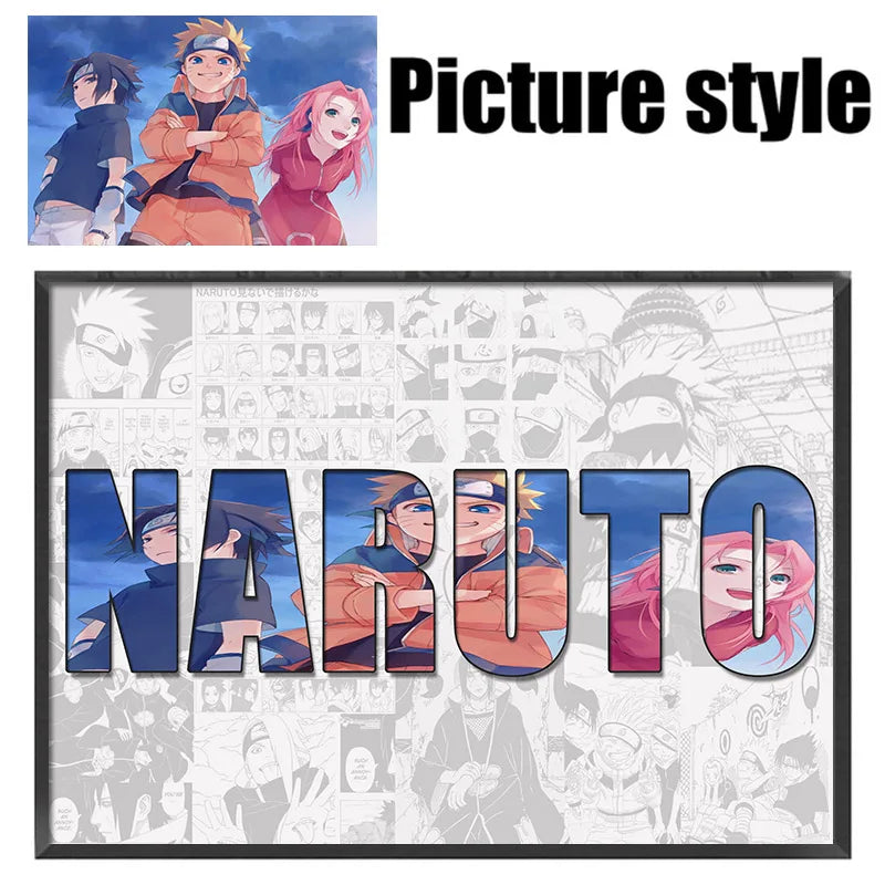 Anime Kakashi & Itachi Canvas Poster