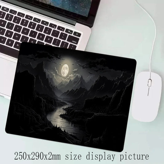 Night Moonlight Gaming Mouse Pad – Multi-Style XXL Desk Mat