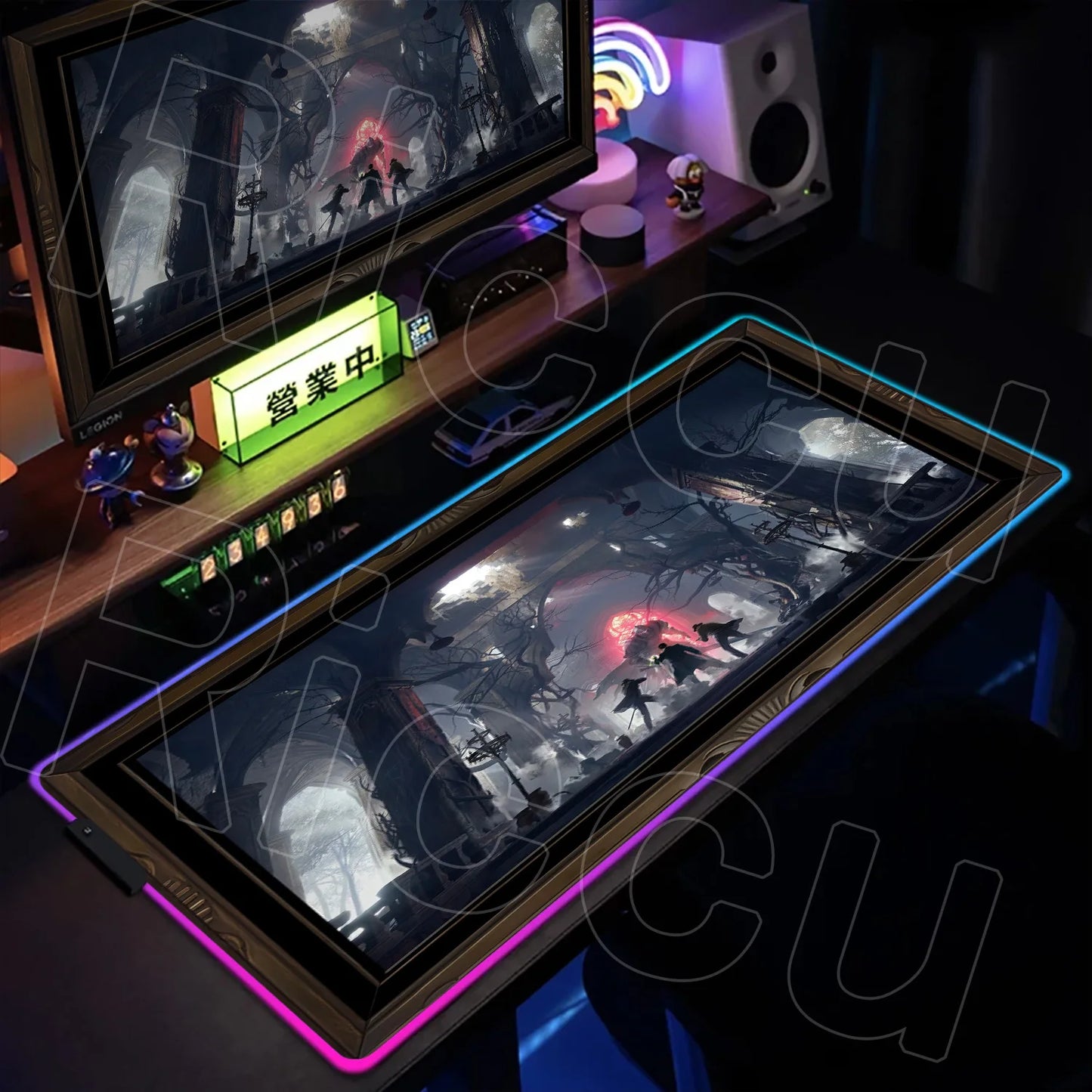 RGB XXL LED Gaming Mouse Pad – Multi-Color Desk Mat