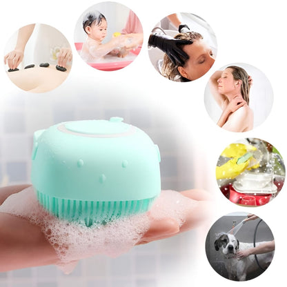 2-in-1 Silicone Bath Brush & Back Scrubber Combo Deal