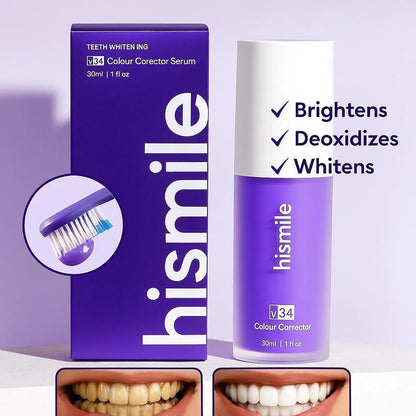 Hismile V34 Teeth Whitening Serum 30ml Purple