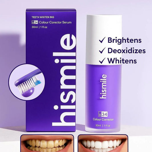 Hismile V34 Teeth Whitening Serum 30ml Purple