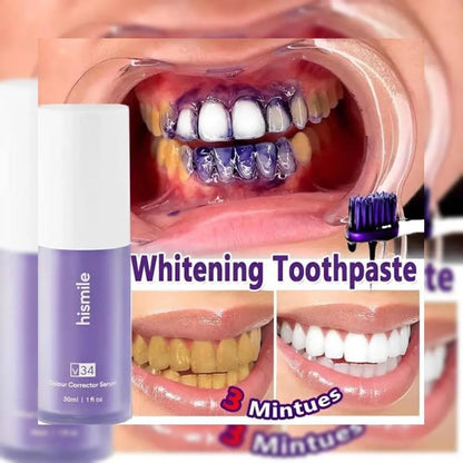 Hismile V34 Teeth Whitening Serum 30ml Purple
