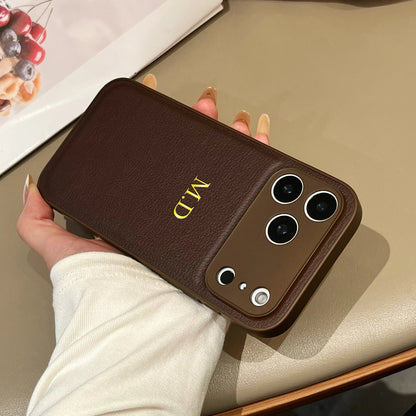 The Signature Series: Gold Foil Stamped Leather Case