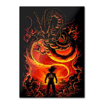 Dragon Ball All Characters Canvas Poster