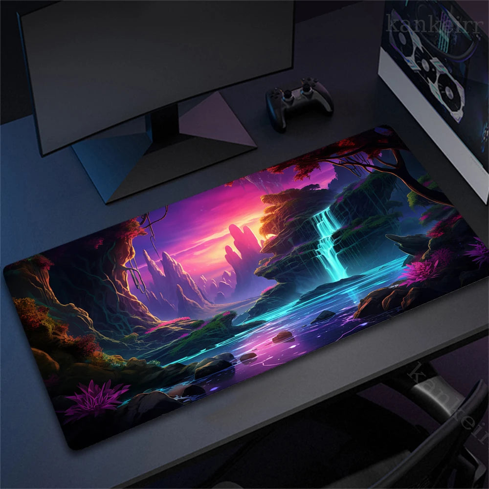 Landscape Mountain Sunset XXL Gaming Mouse Pad