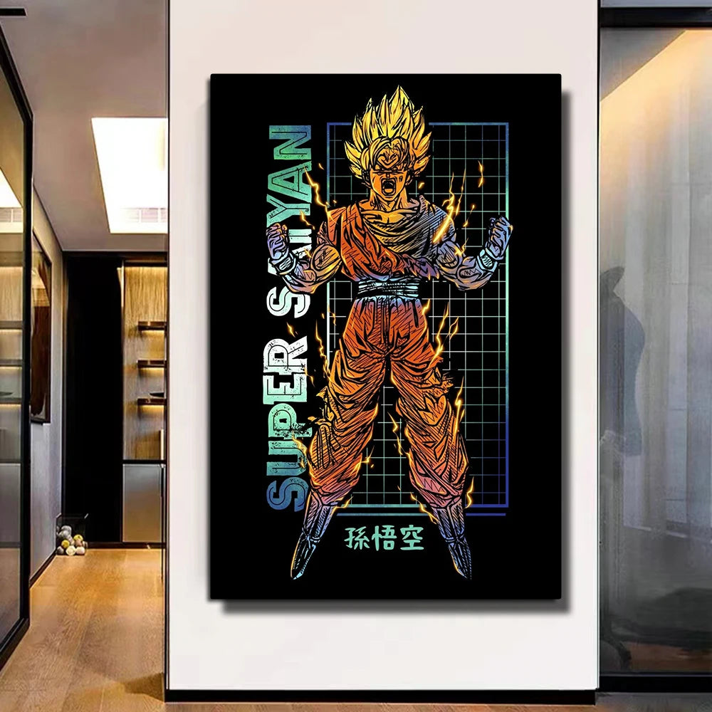 Dragon Ball Z Anime Poster – Canvas Wall Art