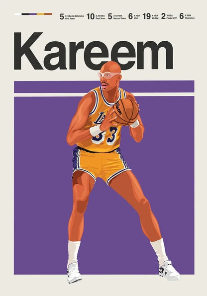 The Champion's Legacy: Premium Basketball Canvas Art