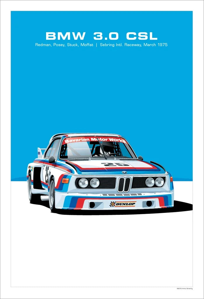 The Heritage Garage Series: Retro Racing GTR Canvas Art
