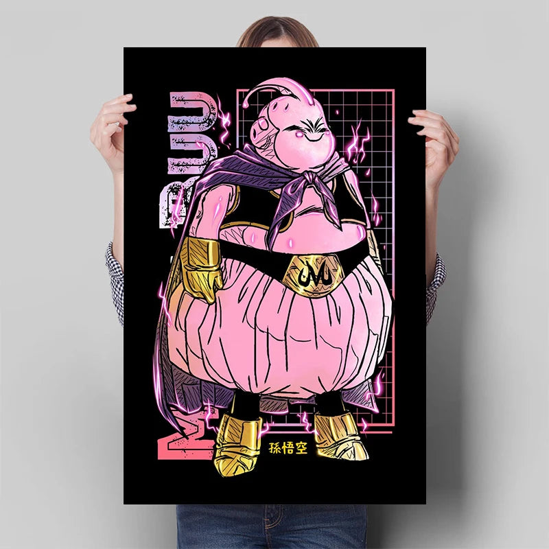 Dragon Ball Z Anime Poster – Canvas Wall Art