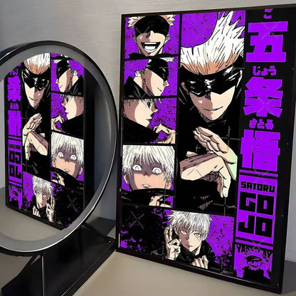 The Sorcerer's Collection: High-Definition Gojo Satoru Canvas Art