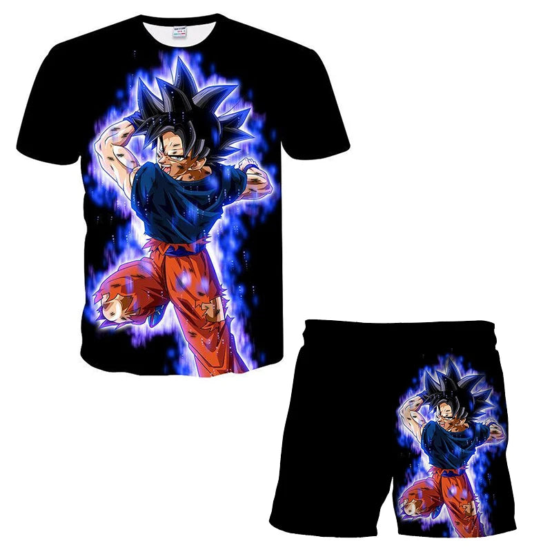 Dragon Ball Goku Cosplay T-Shirt & Shorts Set
