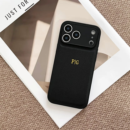The Signature Series: Gold Foil Stamped Leather Case