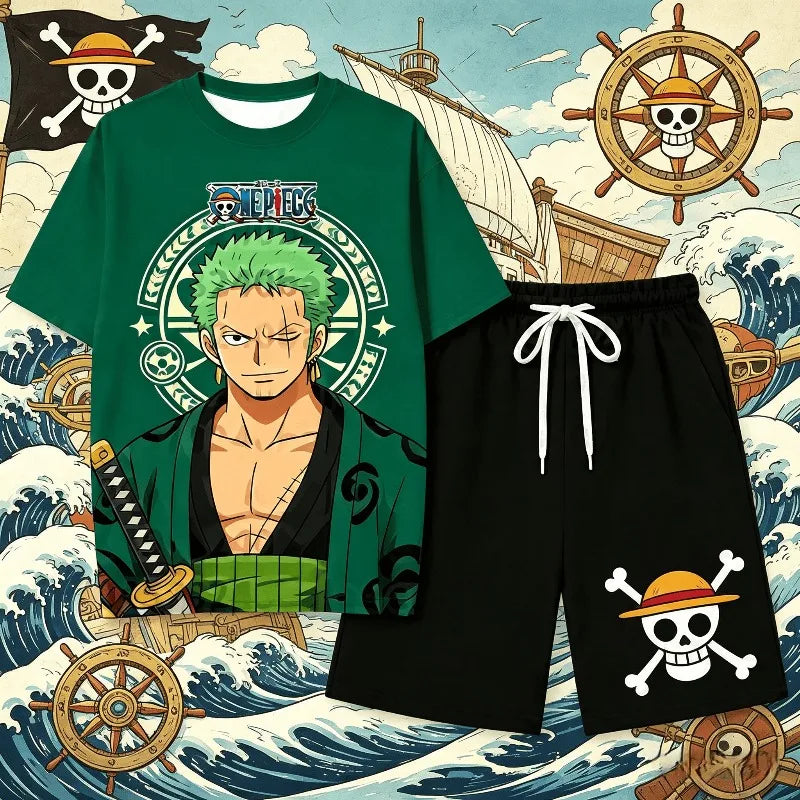 One Piece Luffy Anime Pajama Set