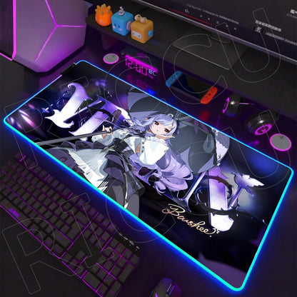 ZZZ RGB LED Gaming Mouse Pad