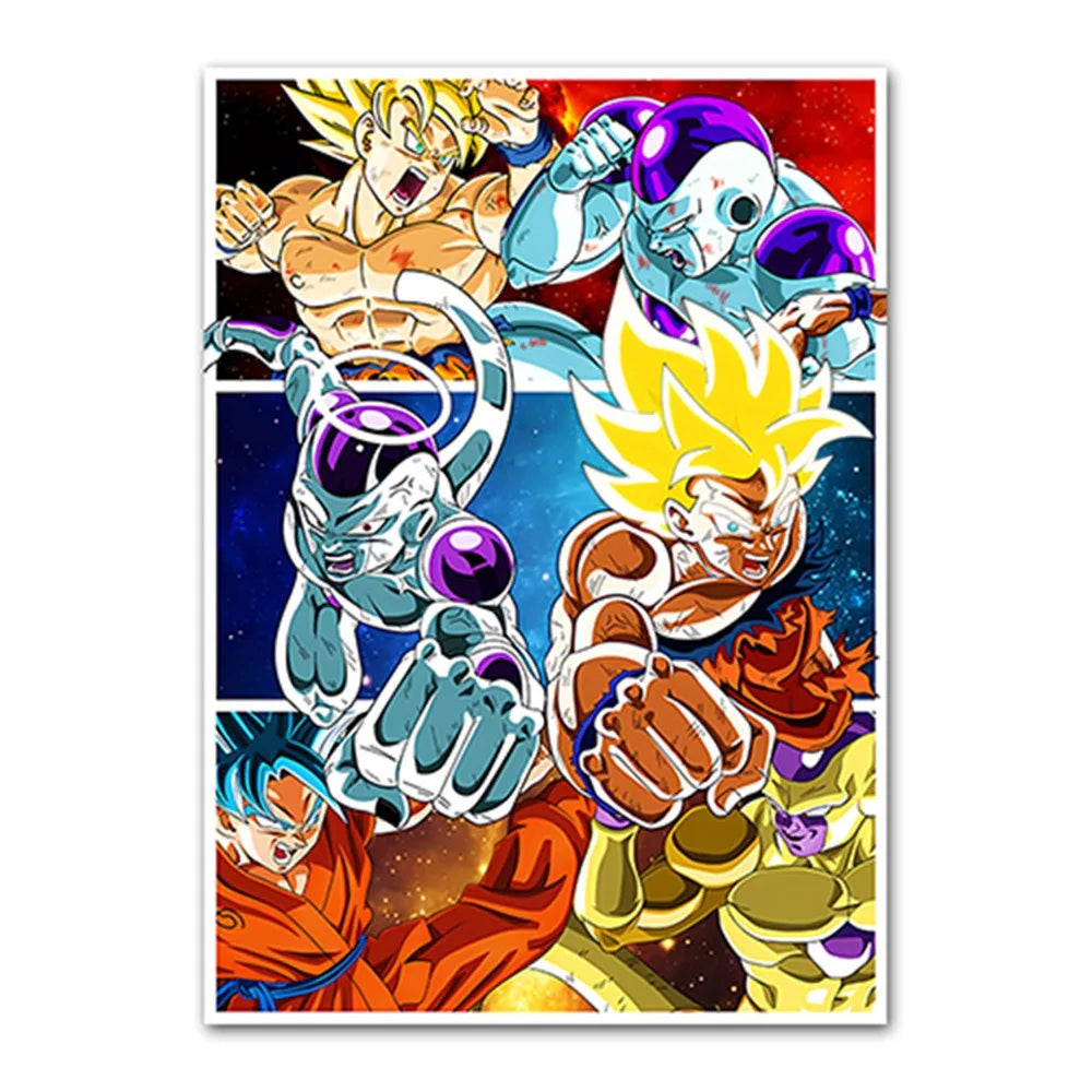 Dragon Ball All Characters Canvas Poster