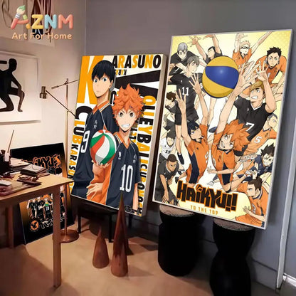 The Collector's Series: High-Definition Haikyuu Canvas Art