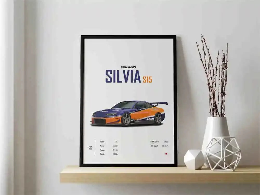 The JDM Legends Collection: Retro Supercar Canvas Art