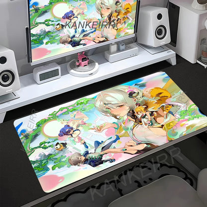 Anime Gaming Mouse Pad Large - XXL Desk Mat with Lock Edge