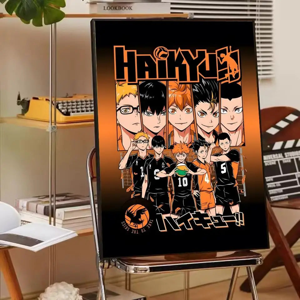 The Collector's Series: High-Definition Haikyuu Canvas Art