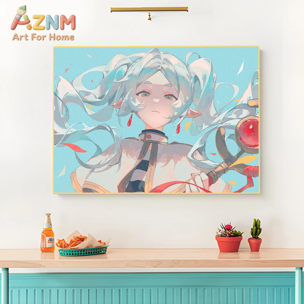 The Journey's End Collection: High-Definition Frieren Canvas Art