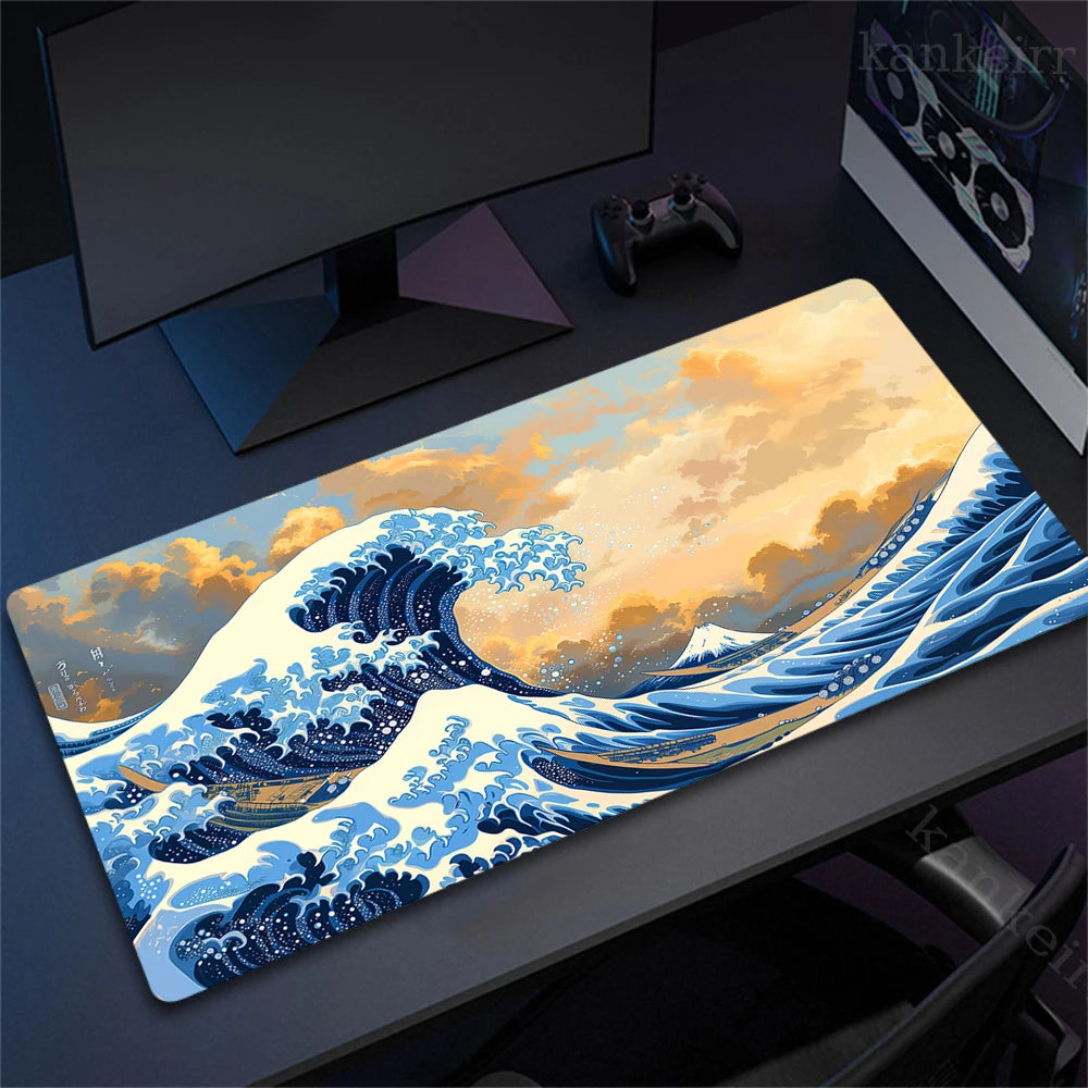 Great Wave Art XXL Gaming Mouse Pad