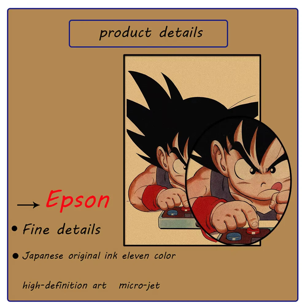 Dragon Ball Canvas Wall Art Poster