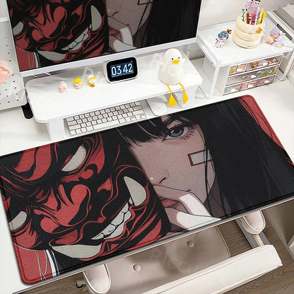 The Oni Ronin Collection: Premium Extra-Large Samurai Anime Gaming Desk Mat
