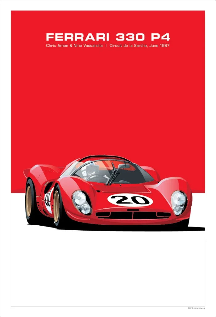 The Heritage Garage Series: Retro Racing GTR Canvas Art