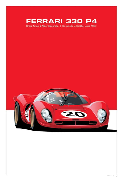 The Heritage Garage Series: Retro Racing GTR Canvas Art