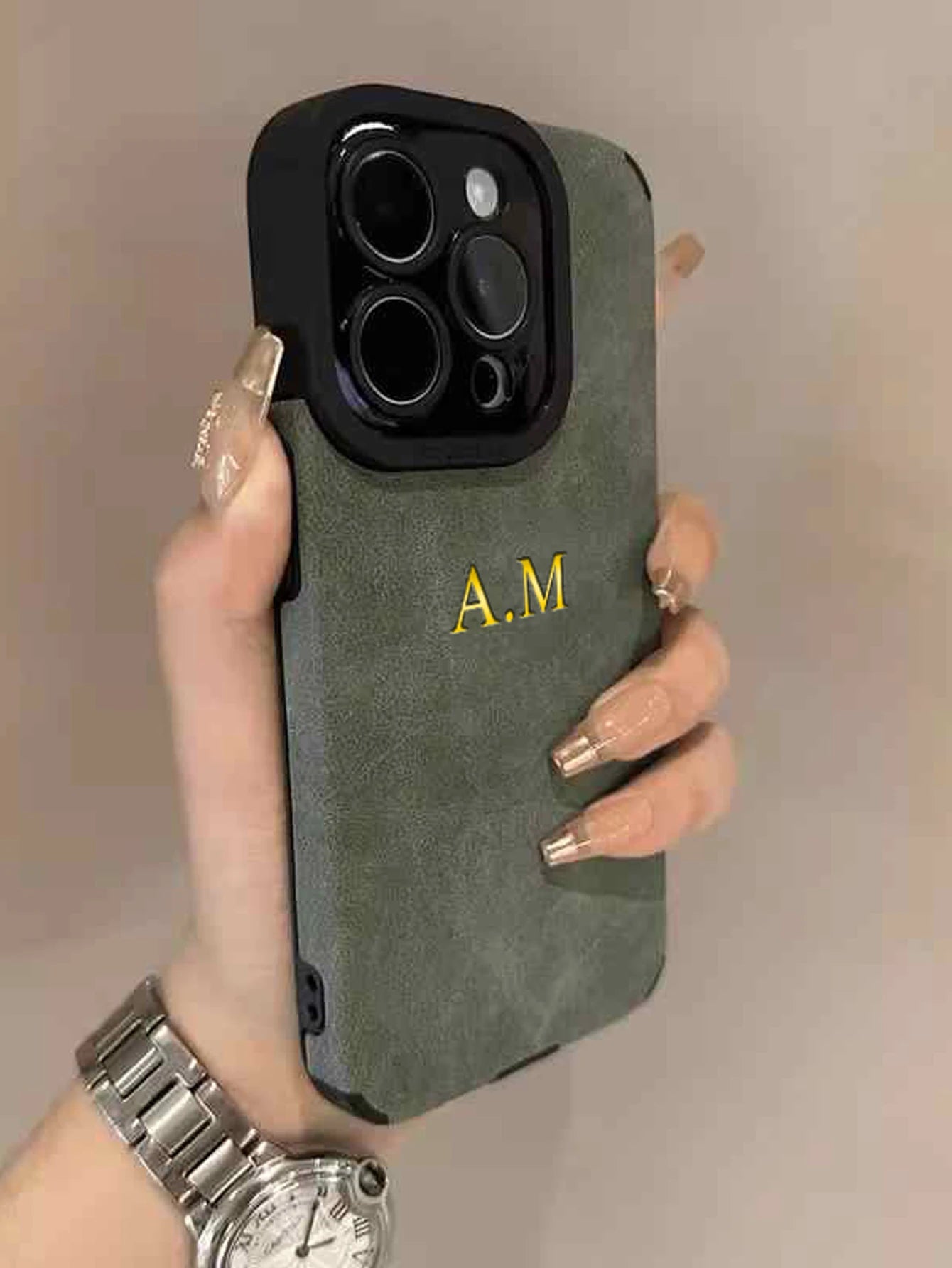 The Lambskin Collection: Custom Personalized Leather Case