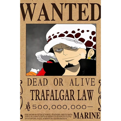 One Piece Anime Canvas Poster – Luffy & Zoro Wall Art