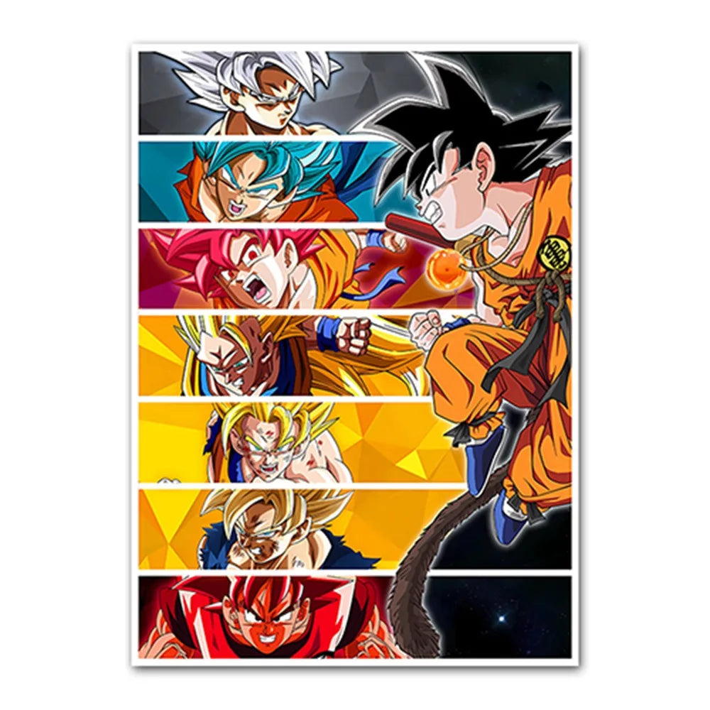Dragon Ball All Characters Canvas Poster