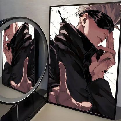 The Sorcerer's Collection: High-Definition Gojo Satoru Canvas Art