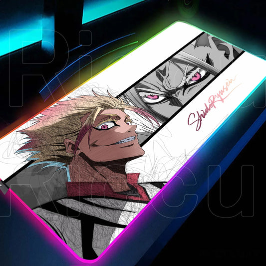 RGB Gaming Mouse Pad with LED Lighting – Large Desk Mat for PC & Keyboard