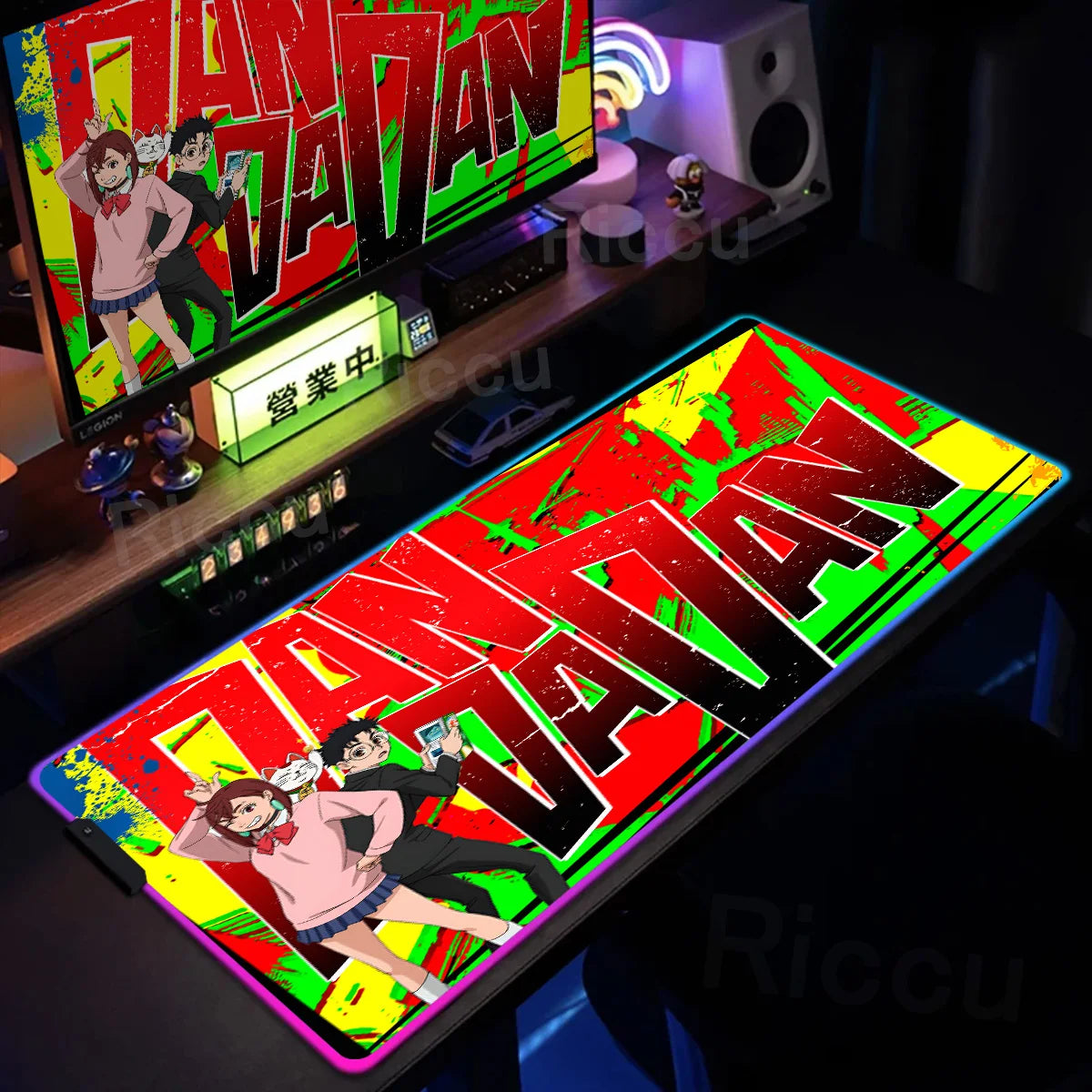Gaming RGB: Anime Dandadan Keyboard Carpet