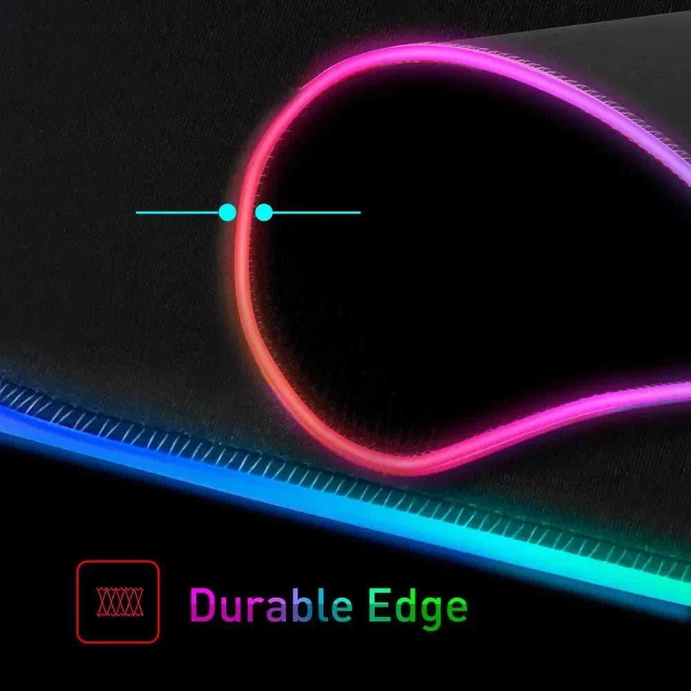 Space Edition: RGB Extended Gaming Desk Mat with Custom LED Lighting
