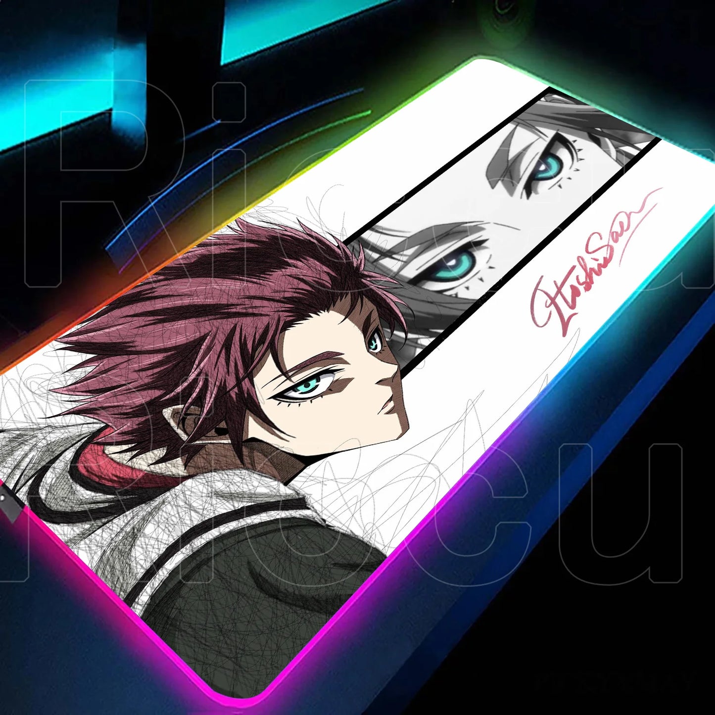 RGB Gaming Mouse Pad with LED Lighting – Large Desk Mat for PC & Keyboard