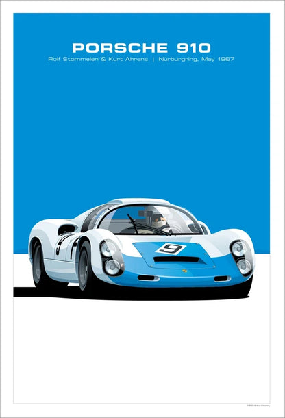 The Heritage Garage Series: Retro Racing GTR Canvas Art