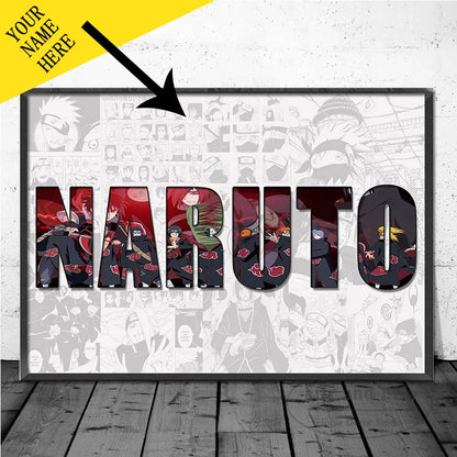 Anime Kakashi & Itachi Canvas Poster