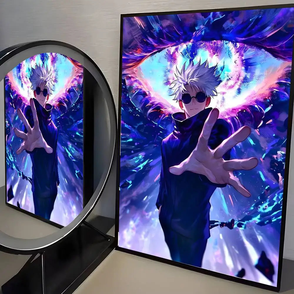 The Sorcerer's Collection: High-Definition Gojo Satoru Canvas Art