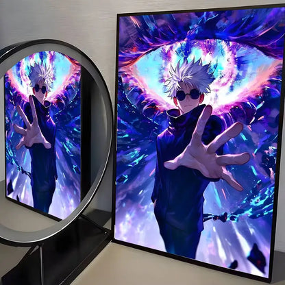 The Sorcerer's Collection: High-Definition Gojo Satoru Canvas Art