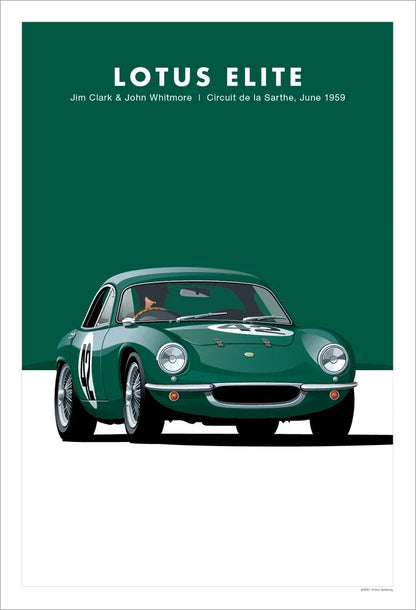 The Heritage Garage Series: Retro Racing GTR Canvas Art