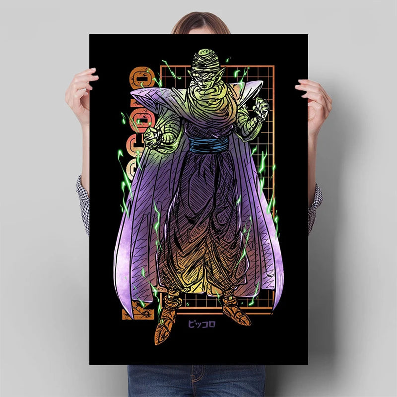 Dragon Ball Z Anime Poster – Canvas Wall Art
