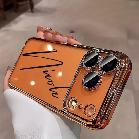 The Monogram Series: Custom Plated Transparent Case