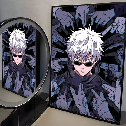 The Sorcerer's Collection: High-Definition Gojo Satoru Canvas Art