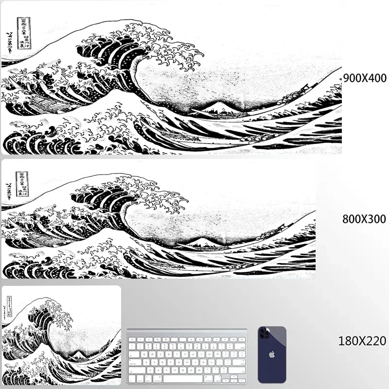 Great Wave Art XXL Gaming Mouse Pad